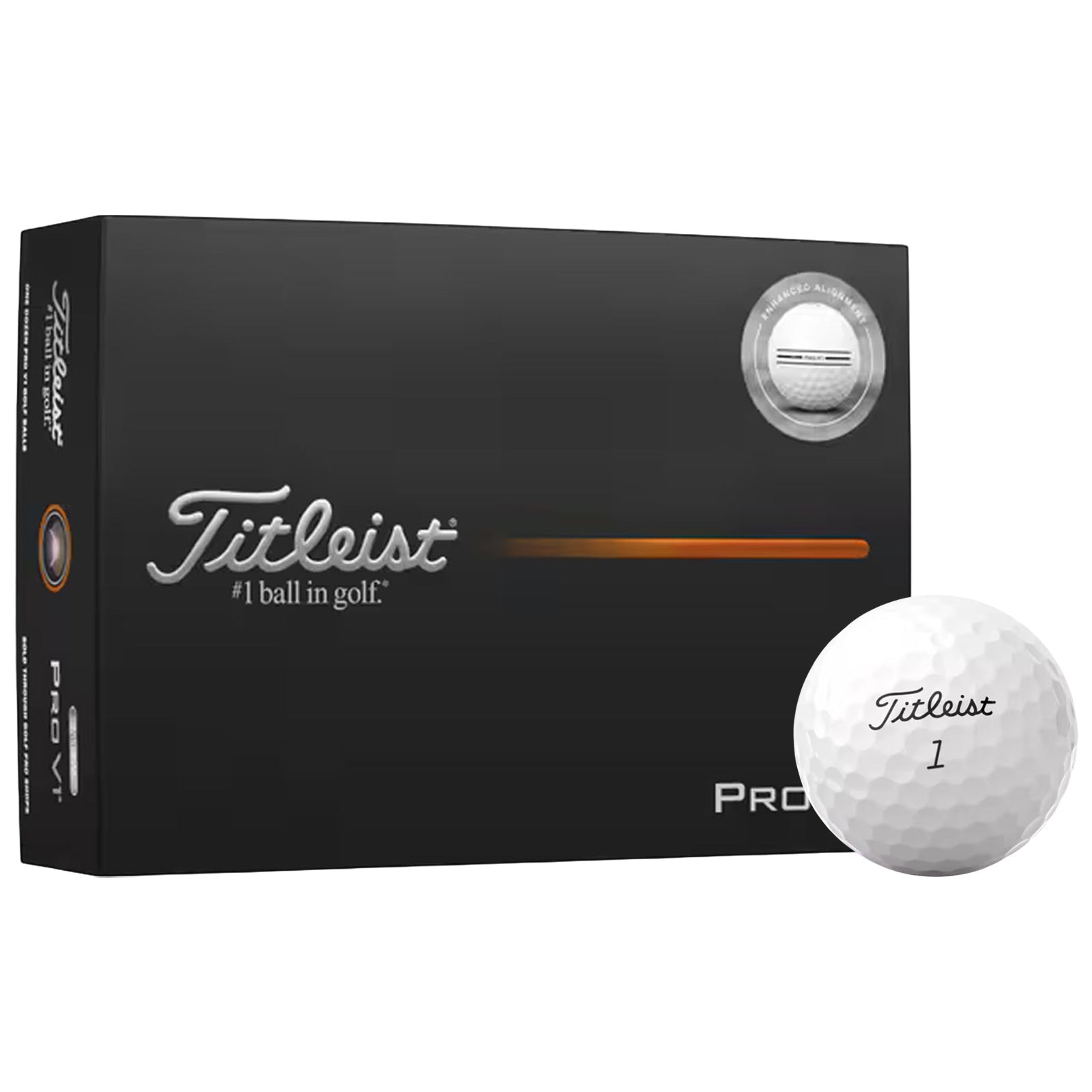 Titleist Pro V1 Aim Enhanced Alignment Golf Balls