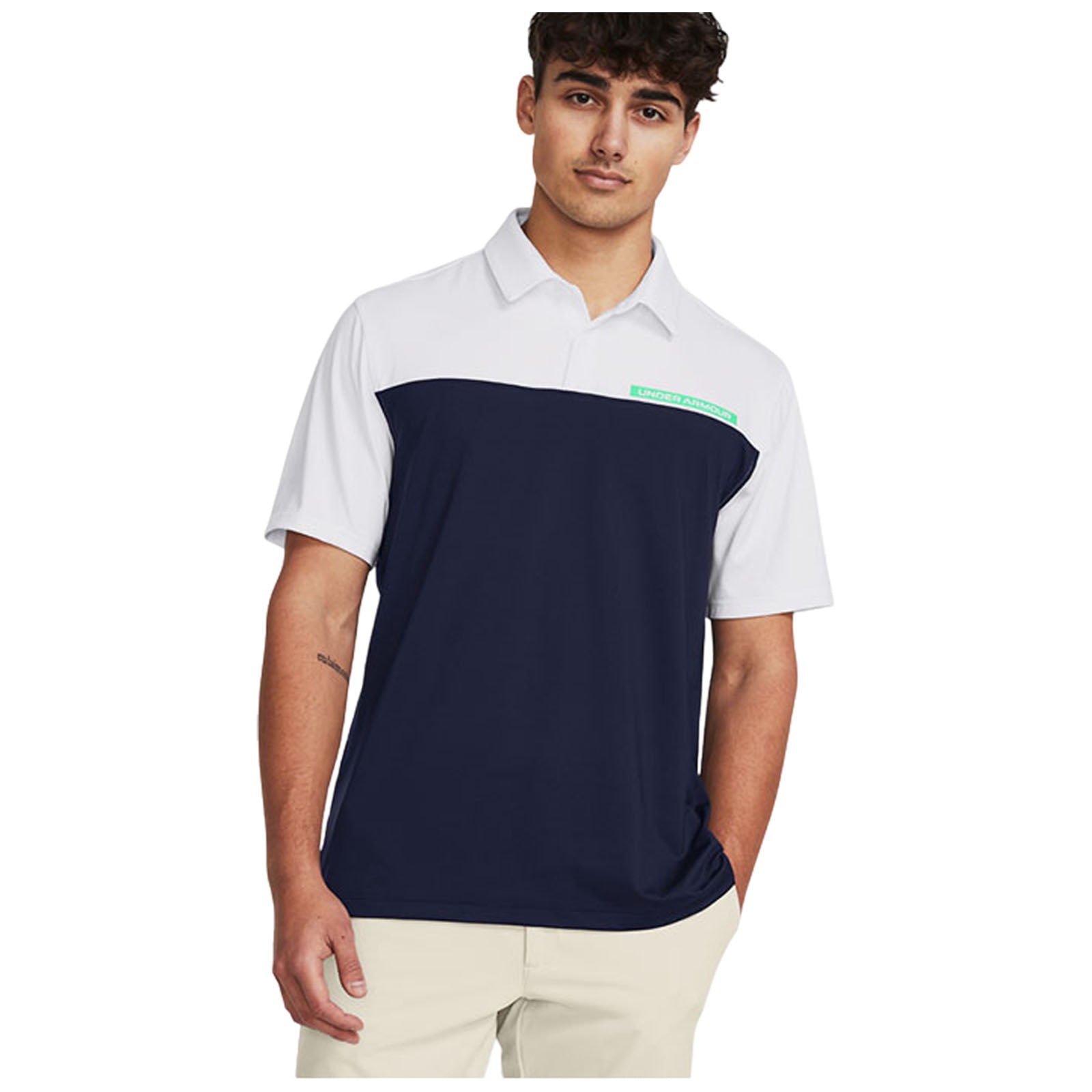 Under Armour Mens T2G Colour Block Polo Shirt