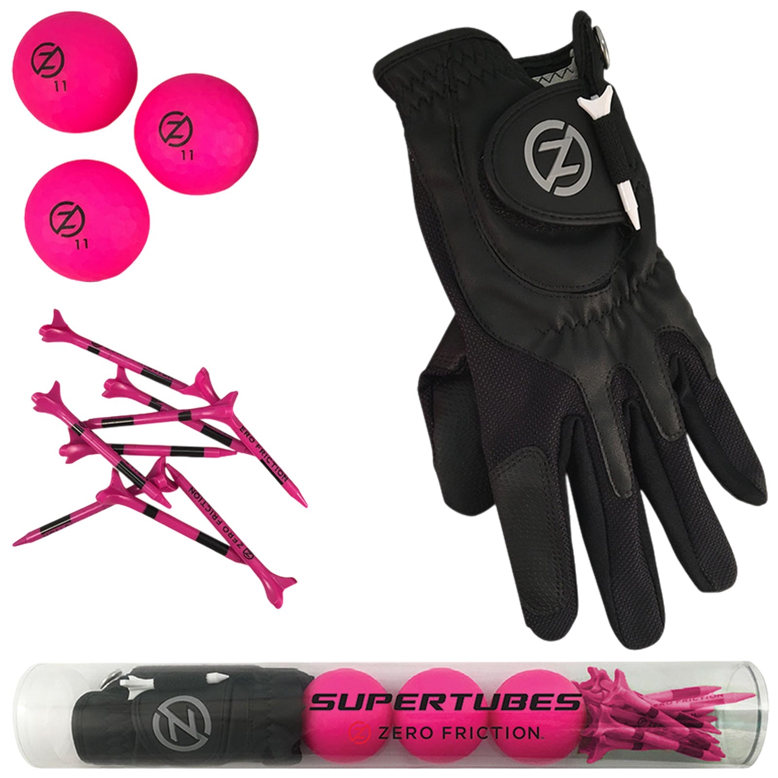Zero Friction Supertubes Golf Gift Set