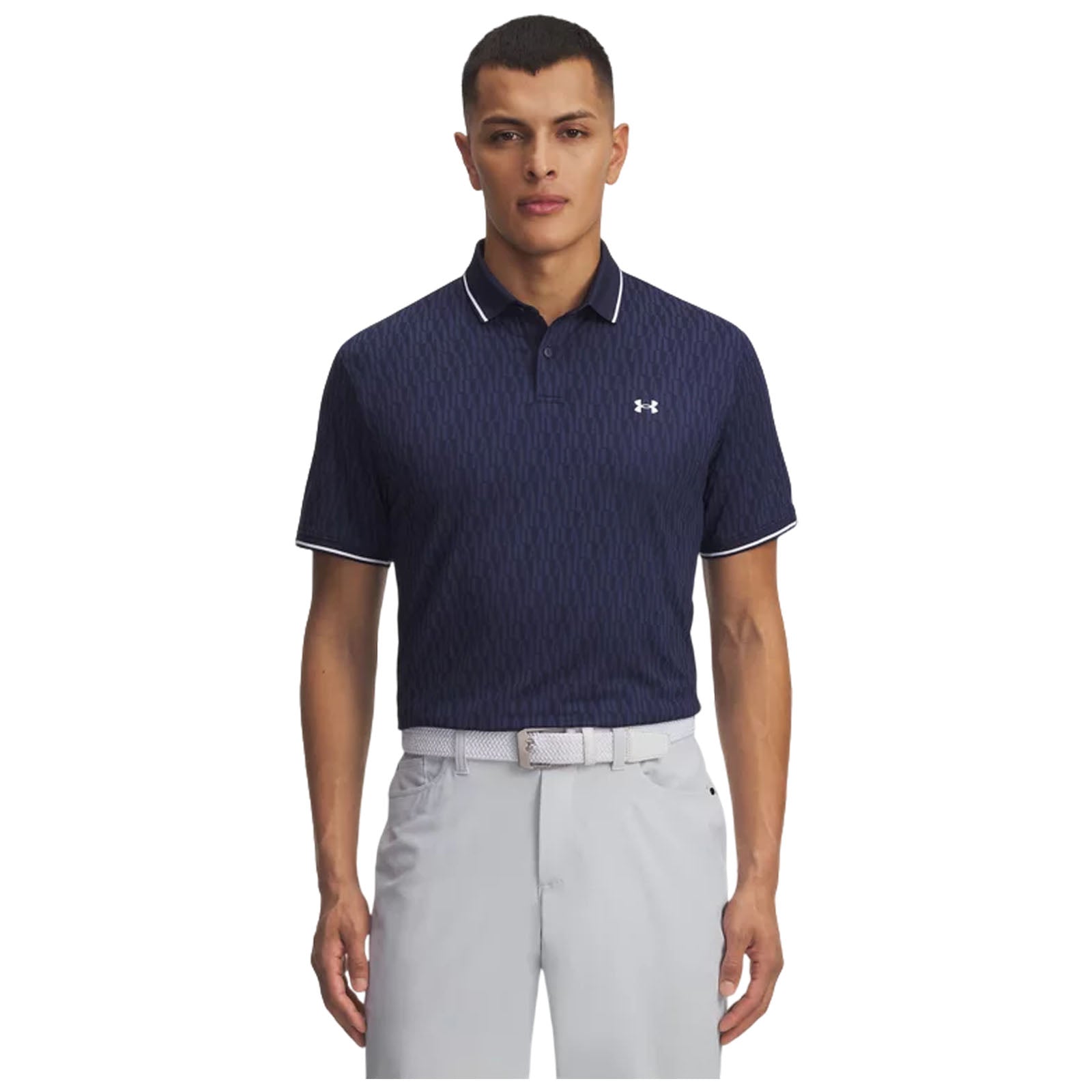 Under Armour Mens Drive Sport Jacquard Polo