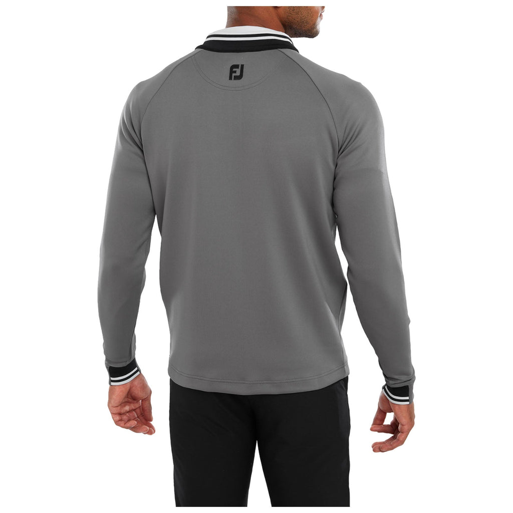 FootJoy Mens Rib Trim Chill-Out Half Zip