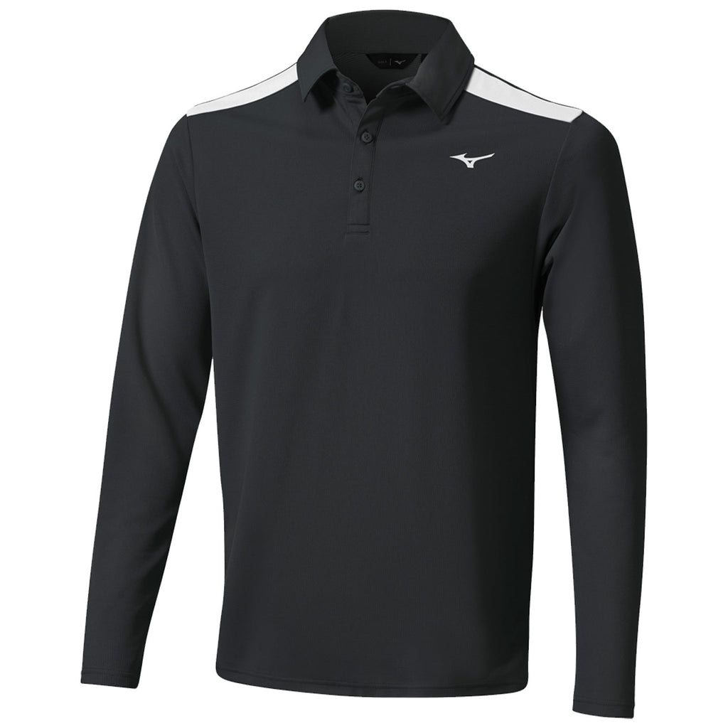 Mizuno Mens Winter Elite Long Sleeve Polo Shirt
