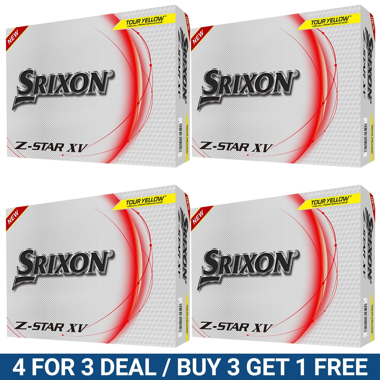 Srixon Z-Star XV Golf Balls - 4 FOR 3 DEAL
