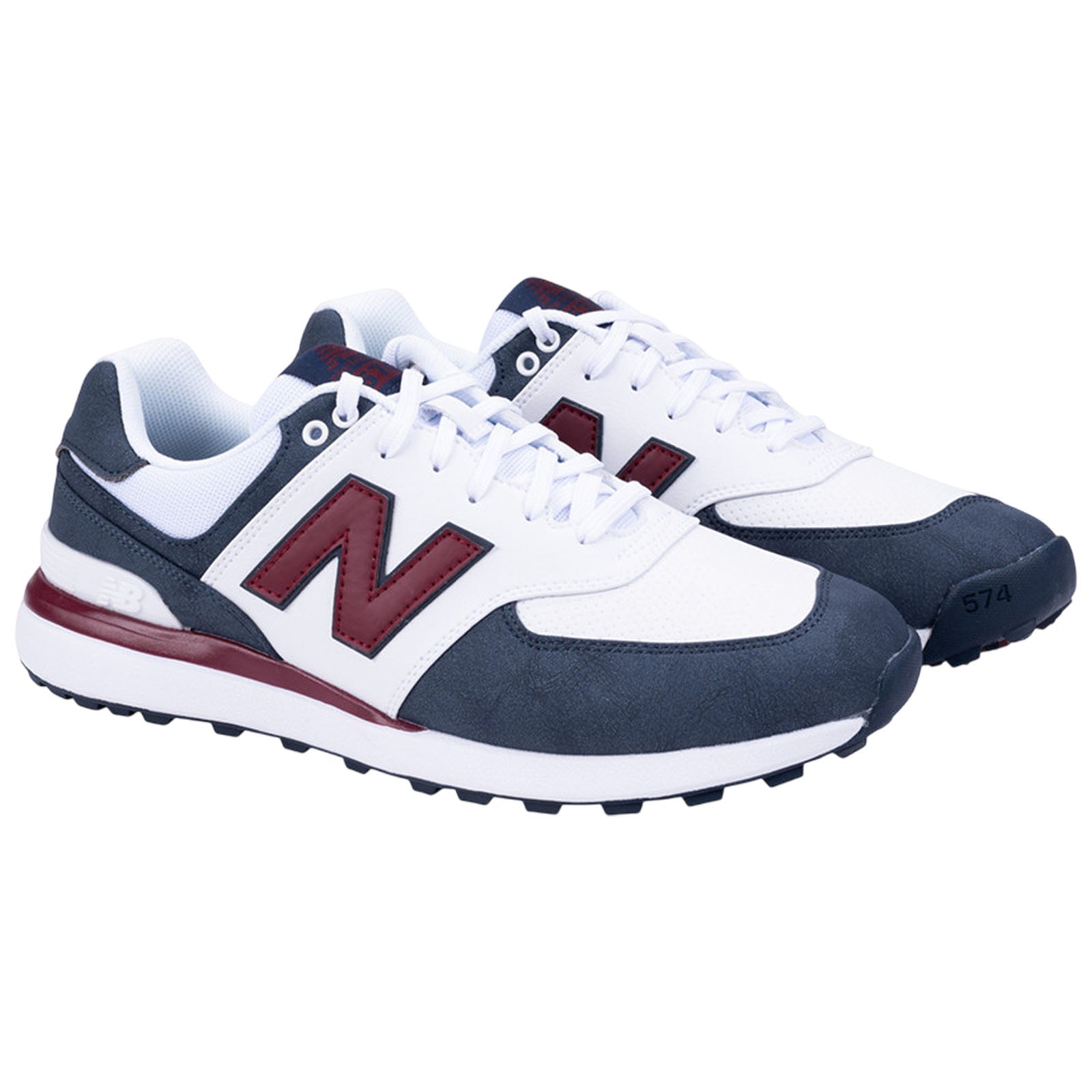 New Balance Mens 574 Greens V2 Waterproof Golf Shoes