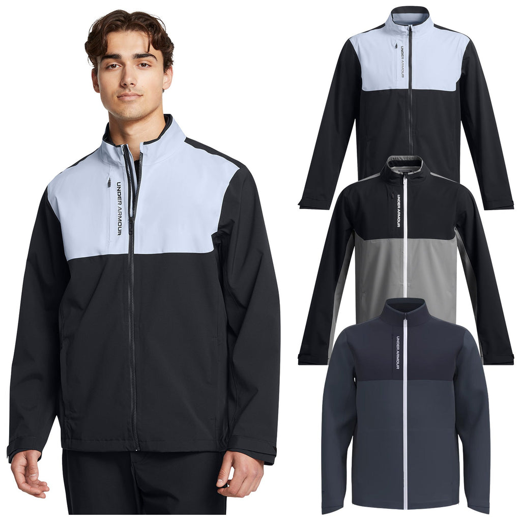 Under Armour Mens Stormproof Glide Rain Jacket
