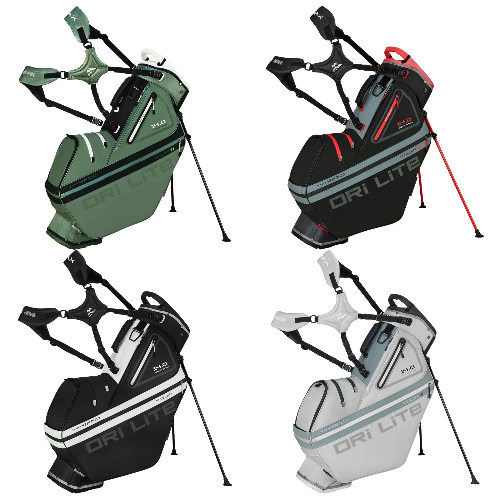 Big Max Dri Lite Hybrid Tour 2 Stand Bag