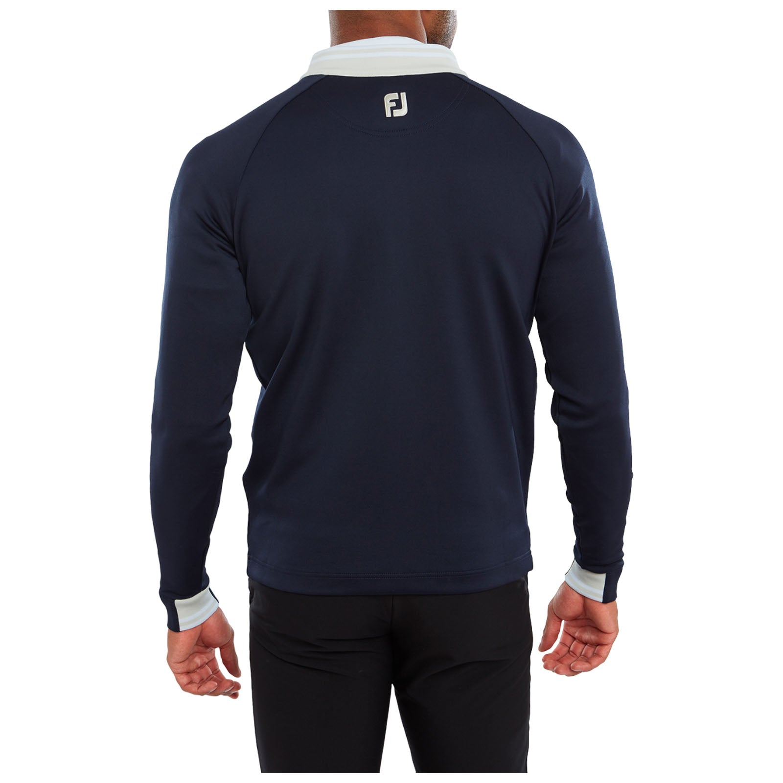 FootJoy Mens Rib Trim Chill-Out Half Zip