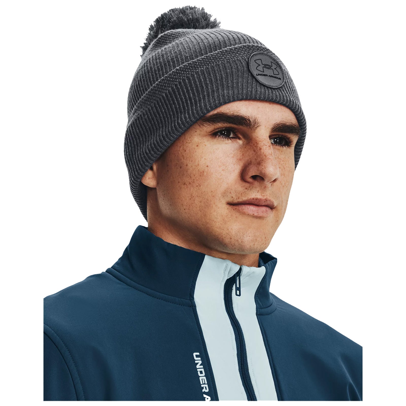 Under Armour Mens ColdGear Infrared Driver Pom Beanie