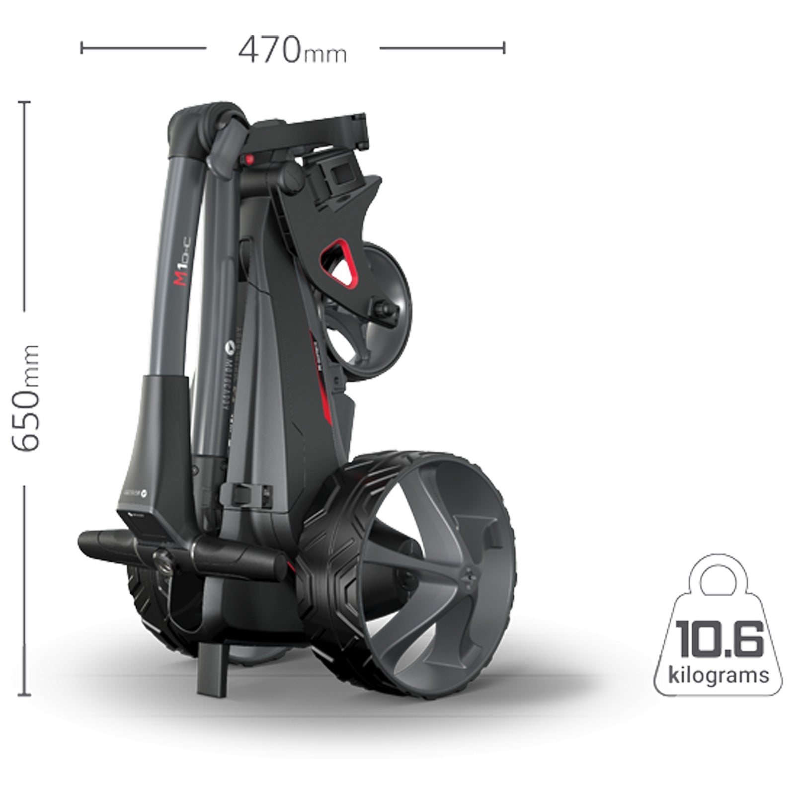 2025 Motocaddy M1 DHC Electric Golf Trolley