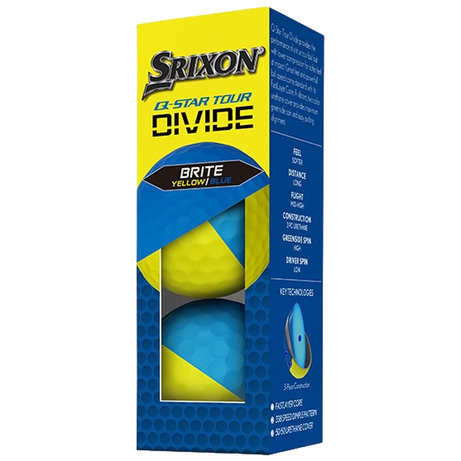 2025 Srixon Q-Star Tour Divide Golf Balls