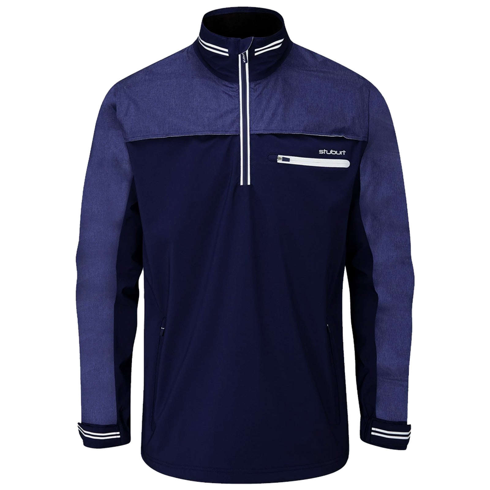 Stuburt Mens Evolution Reflective Waterproof Half Zip Jacket