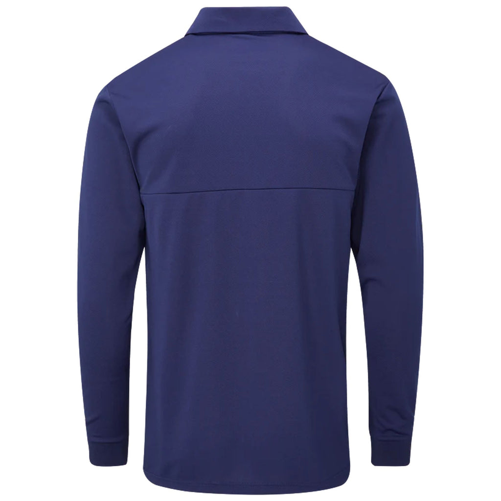 Stuburt Mens Sport Tech Long Sleeve Polo Shirt