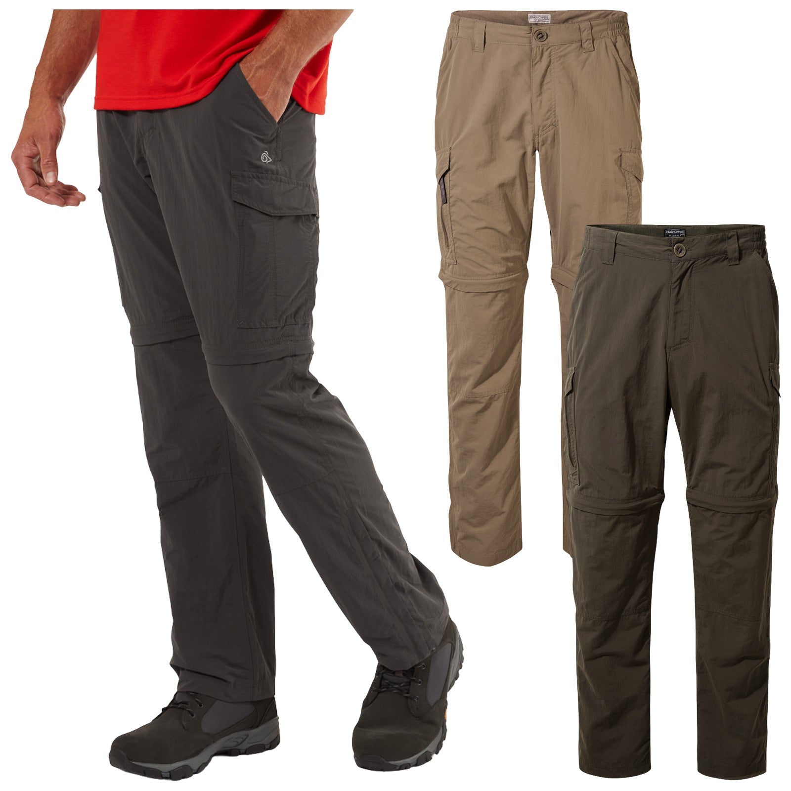 Craghoppers Mens NosiLife Convertible II Trousers