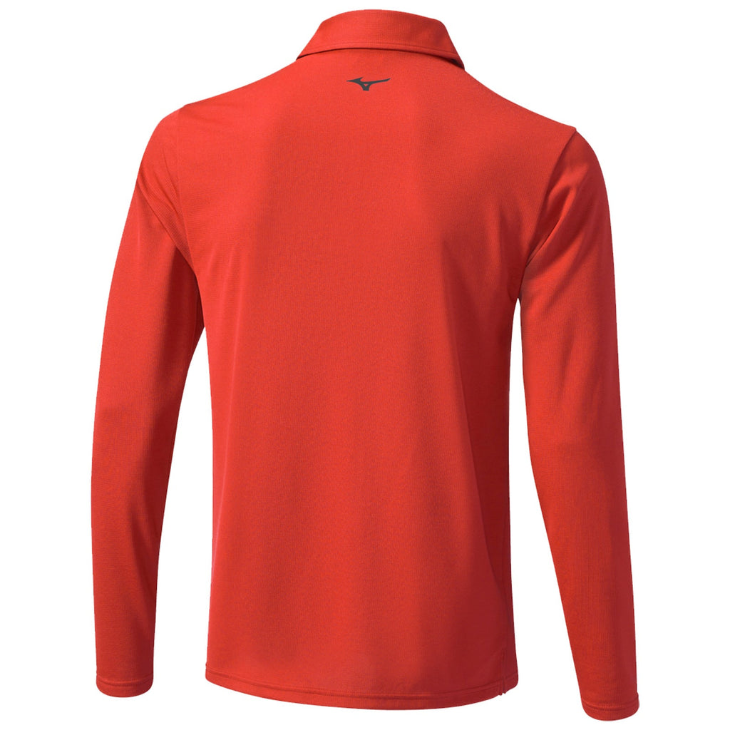 Mizuno Mens Winter Elite Long Sleeve Polo Shirt