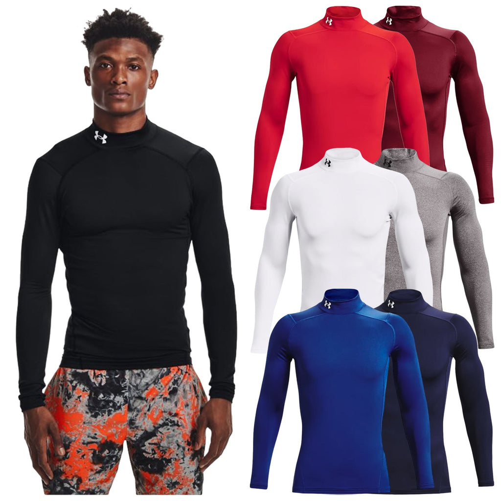 Under Armour Mens ColdGear Compression Mock Shirt