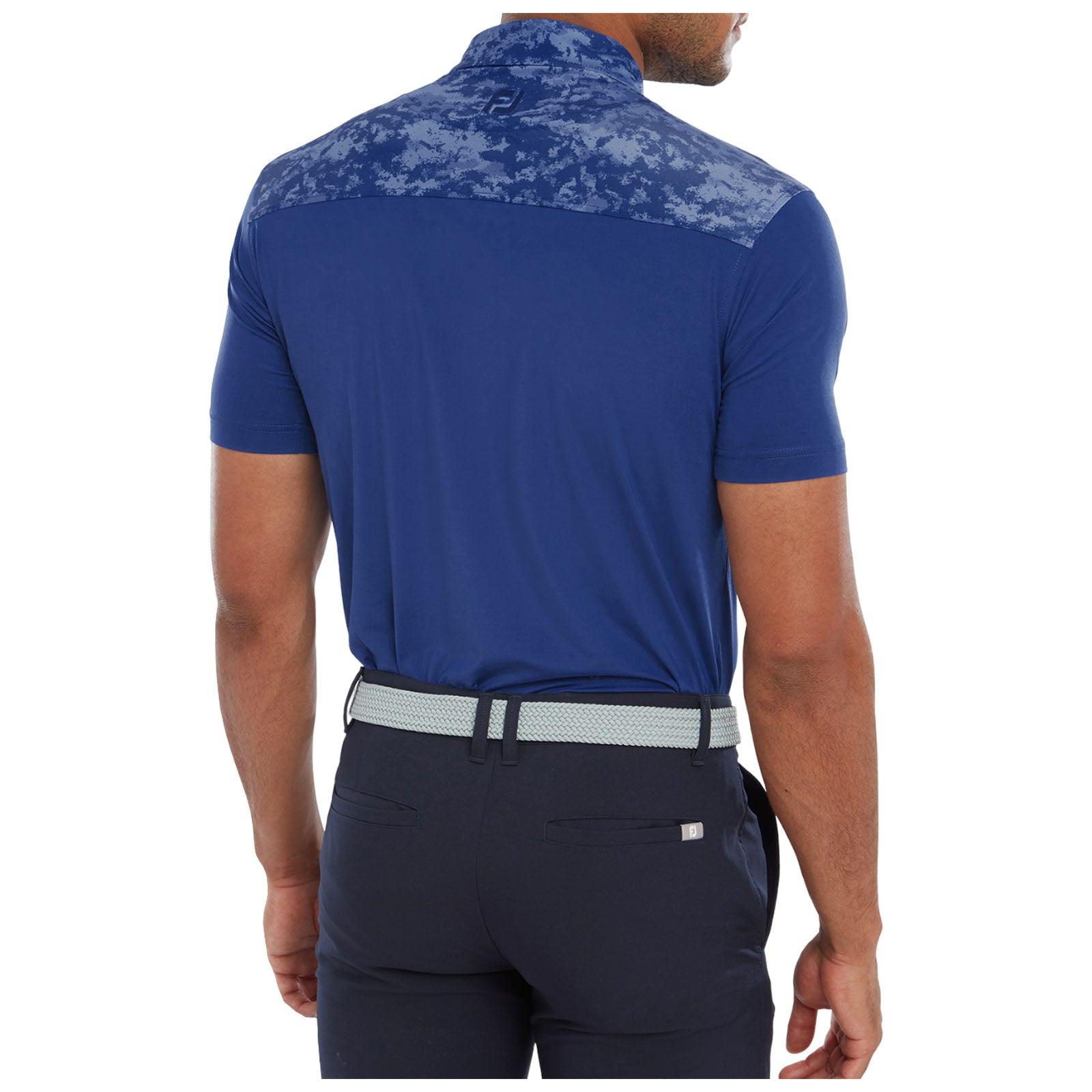 FootJoy Mens Cloud Camo Trim Polo Shirt