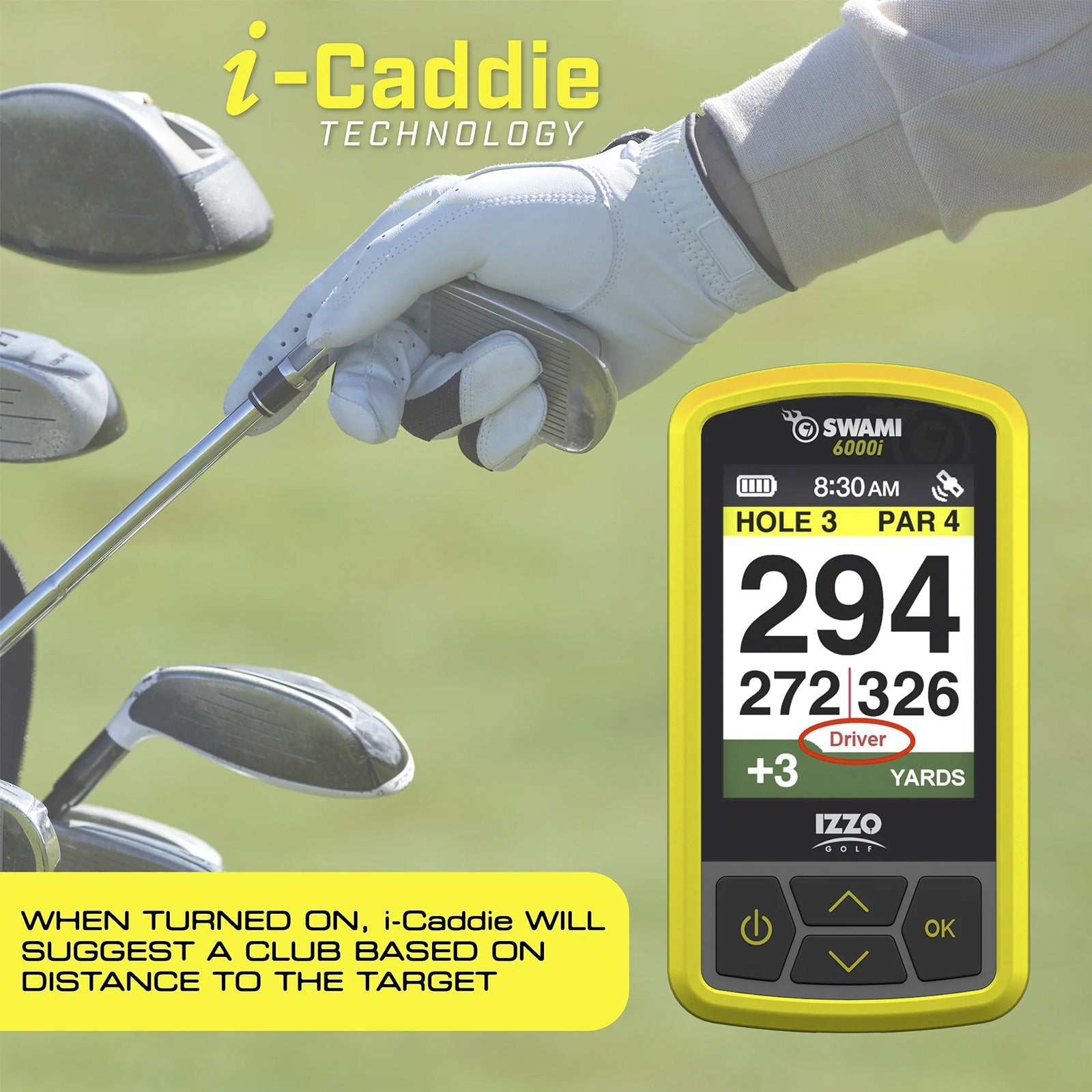 2025 Izzo Swami 6000i Golf GPS Rangefinder