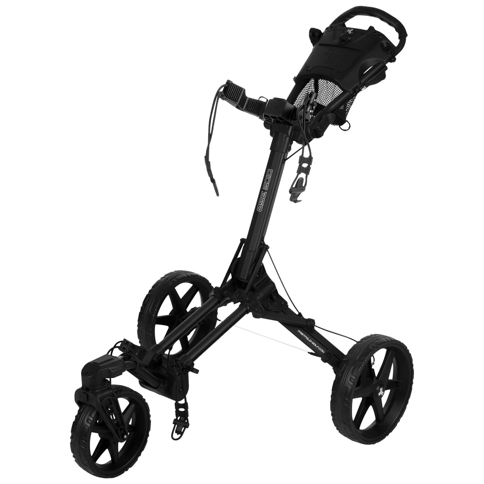 FastFold Dice 3-Wheel Ultra Compact Golf Trolley