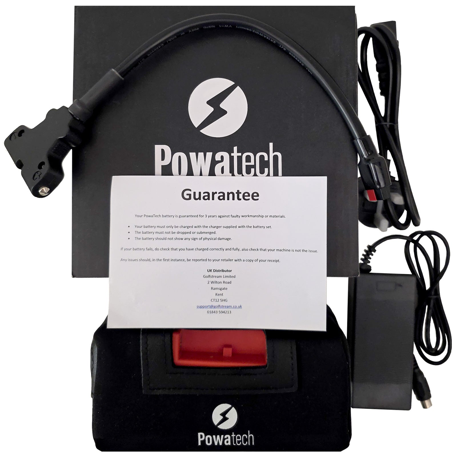 Powatech LiFePO4 Lithium Phosphate 12V Golf Trolley Battery