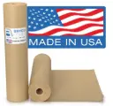 Brown Kraft Butcher Paper Roll - 18 Inch x 150 Feet - USA Made - Food-Grade Paper for Wrapping and Smoking Meat, BBQ, Grilling, Perfect Brisket Crust - Durable, Unbleached, Uncoated & Unwaxed