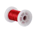 24 AWG Magnet Wire - Enameled Copper Wire - Enameled Magnet Winding Wire - 2 oz - 0.0197" Diameter 1 Spool Coil Red Temperature Rating 155℃ Widely Used for Transformers Inductors
