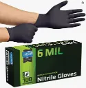 Black Nitrile Gloves